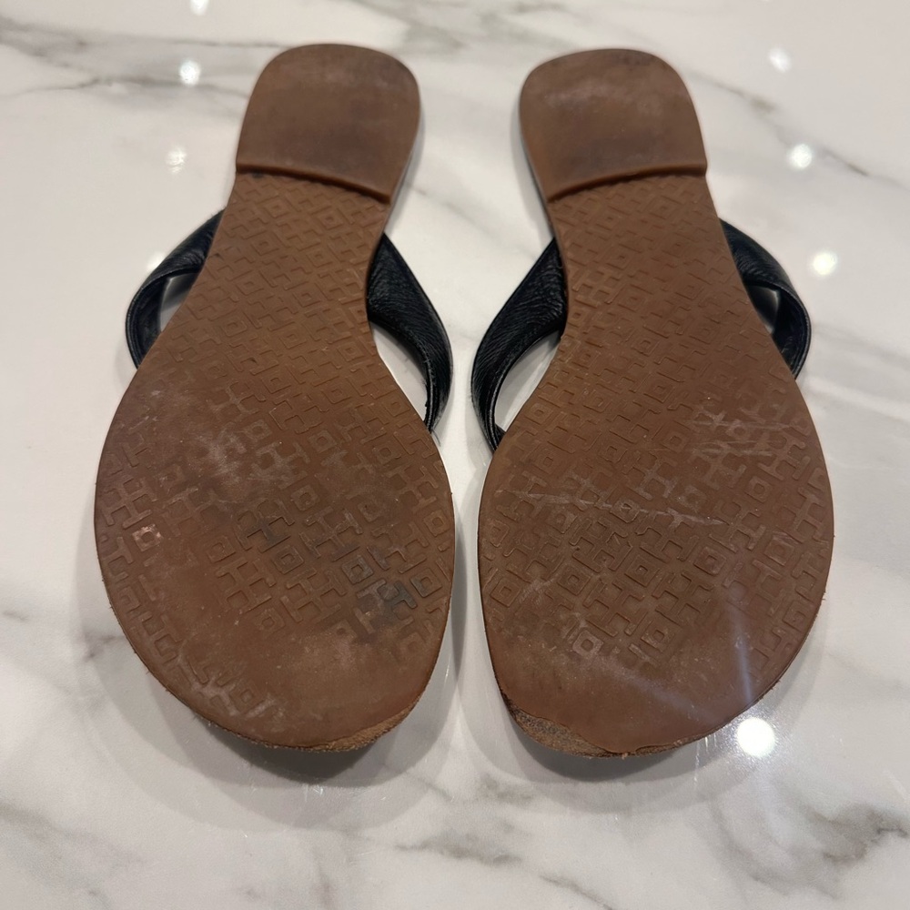 Tory Burch Black and Brown Sandals - Picture 2 of 4